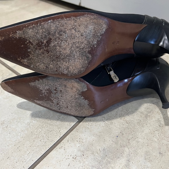 Donald J. Pliner black nylon mid calf boots - Picture 8 of 8